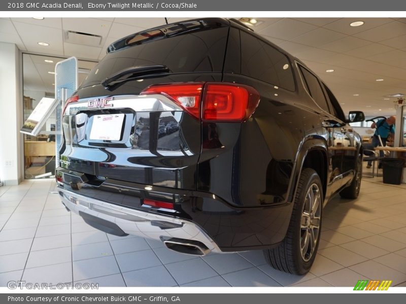 Ebony Twilight Metallic / Cocoa/Shale 2018 GMC Acadia Denali