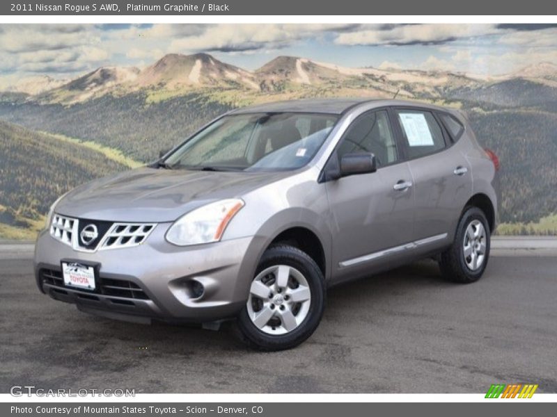 Platinum Graphite / Black 2011 Nissan Rogue S AWD