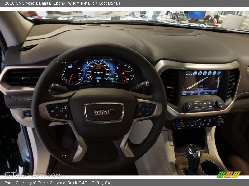 Ebony Twilight Metallic / Cocoa/Shale 2018 GMC Acadia Denali