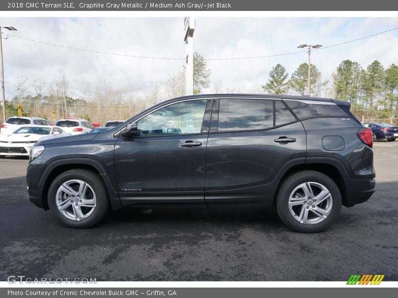 Graphite Gray Metallic / Medium Ash Gray/­Jet Black 2018 GMC Terrain SLE