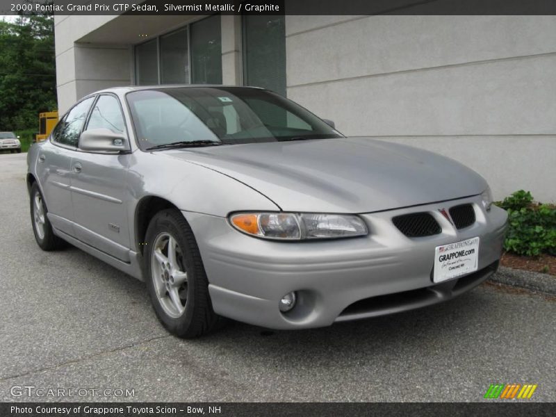 Silvermist Metallic / Graphite 2000 Pontiac Grand Prix GTP Sedan