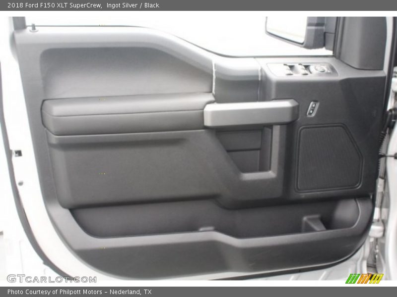 Ingot Silver / Black 2018 Ford F150 XLT SuperCrew
