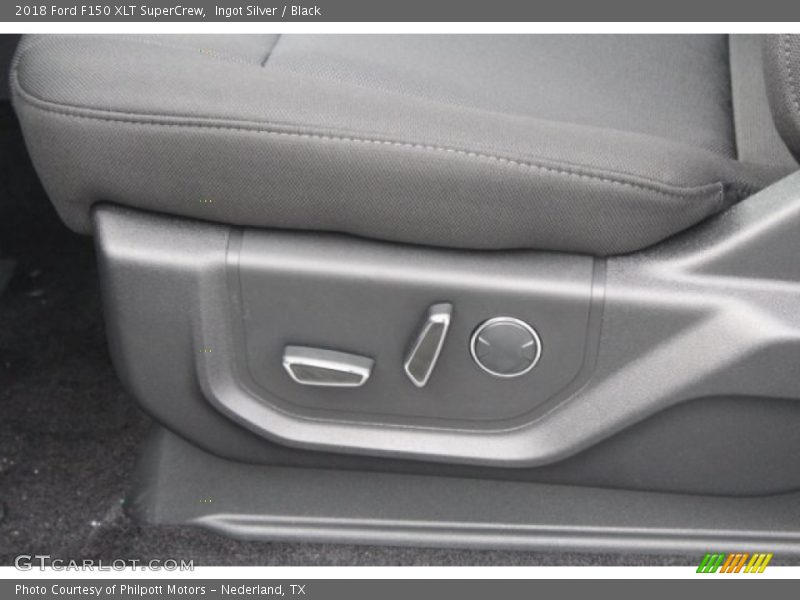 Ingot Silver / Black 2018 Ford F150 XLT SuperCrew