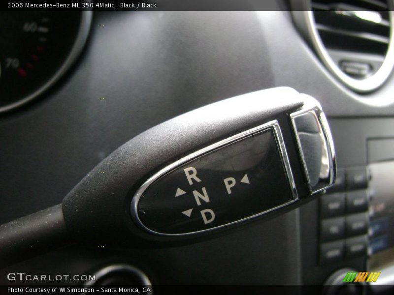 Black / Black 2006 Mercedes-Benz ML 350 4Matic
