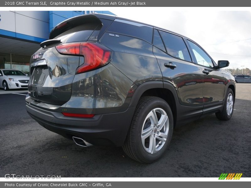 Graphite Gray Metallic / Medium Ash Gray/­Jet Black 2018 GMC Terrain SLE