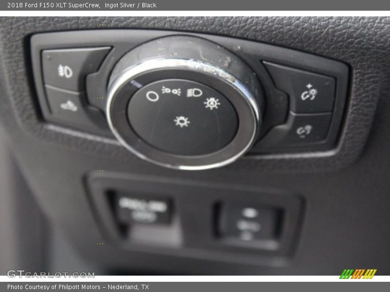 Ingot Silver / Black 2018 Ford F150 XLT SuperCrew
