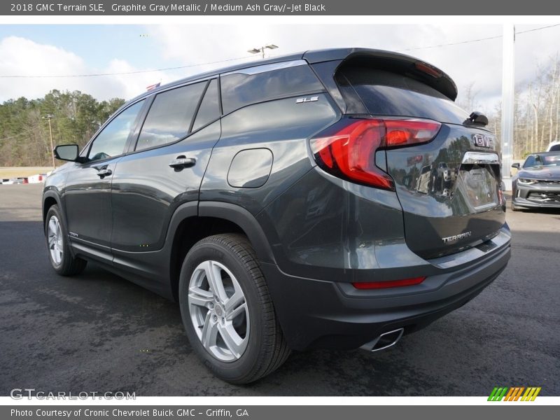 Graphite Gray Metallic / Medium Ash Gray/­Jet Black 2018 GMC Terrain SLE