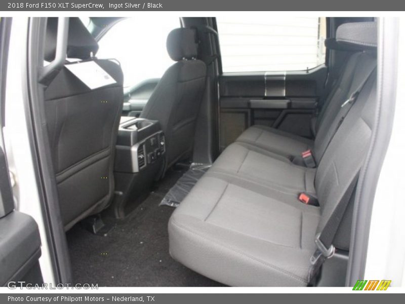 Ingot Silver / Black 2018 Ford F150 XLT SuperCrew