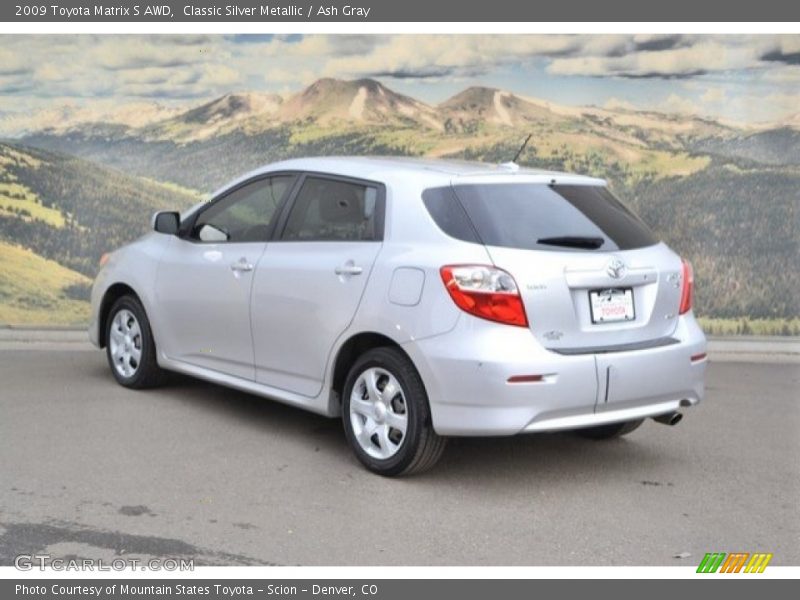 Classic Silver Metallic / Ash Gray 2009 Toyota Matrix S AWD