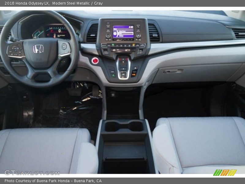Modern Steel Metallic / Gray 2018 Honda Odyssey LX