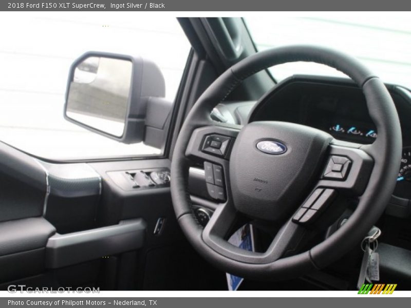 Ingot Silver / Black 2018 Ford F150 XLT SuperCrew