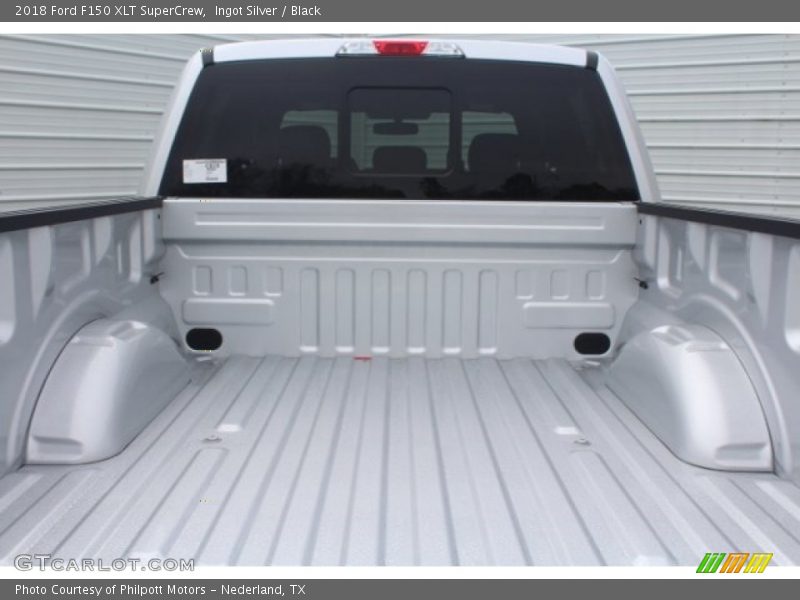Ingot Silver / Black 2018 Ford F150 XLT SuperCrew