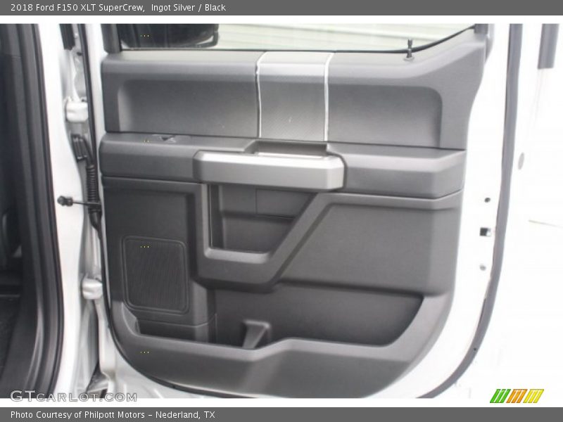 Ingot Silver / Black 2018 Ford F150 XLT SuperCrew