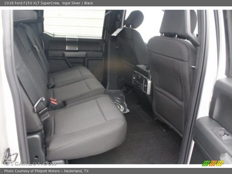 Ingot Silver / Black 2018 Ford F150 XLT SuperCrew