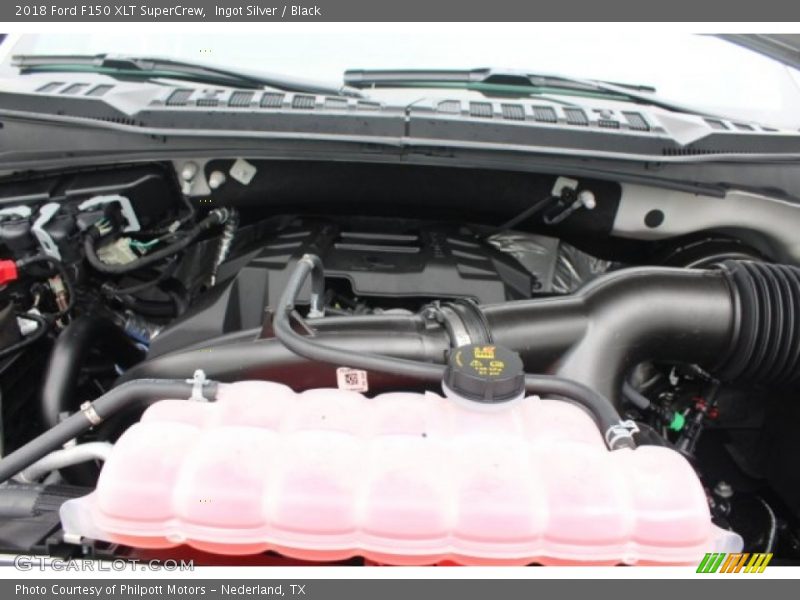 Ingot Silver / Black 2018 Ford F150 XLT SuperCrew