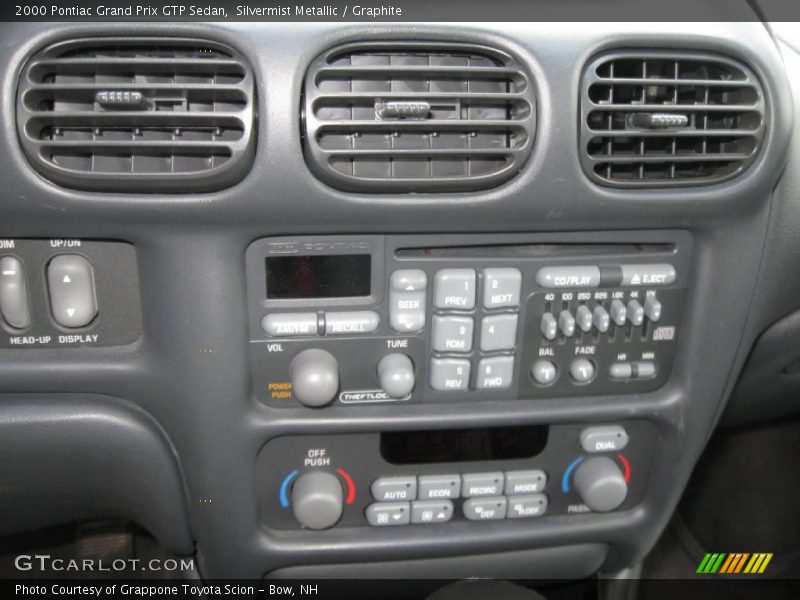 Silvermist Metallic / Graphite 2000 Pontiac Grand Prix GTP Sedan