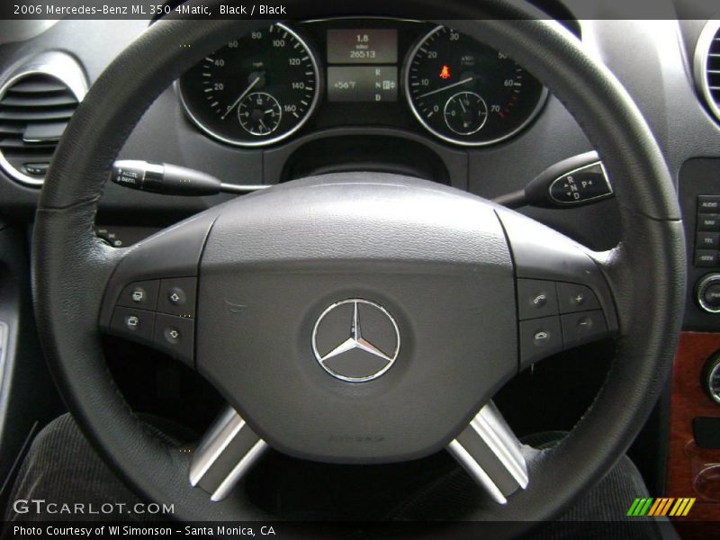 Black / Black 2006 Mercedes-Benz ML 350 4Matic