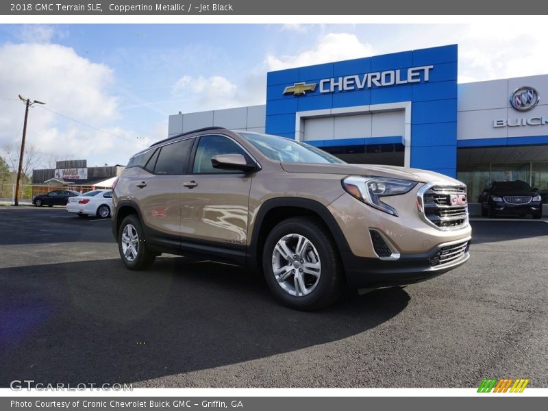 Coppertino Metallic / ­Jet Black 2018 GMC Terrain SLE