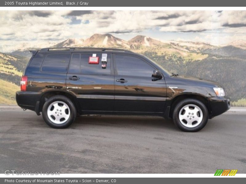 Black / Gray 2005 Toyota Highlander Limited