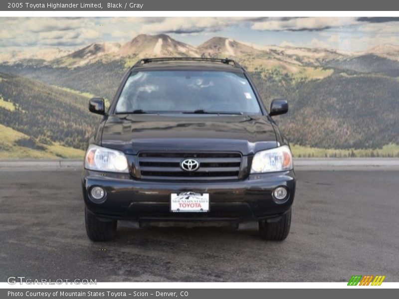Black / Gray 2005 Toyota Highlander Limited
