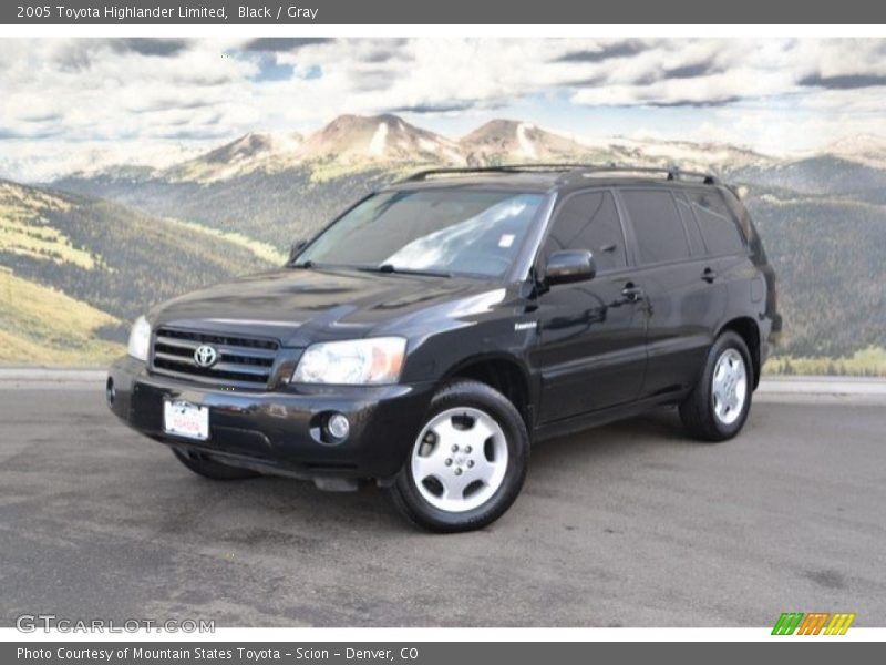 Black / Gray 2005 Toyota Highlander Limited