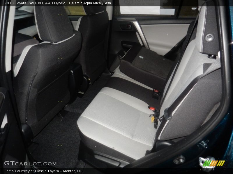 Galactic Aqua Mica / Ash 2018 Toyota RAV4 XLE AWD Hybrid