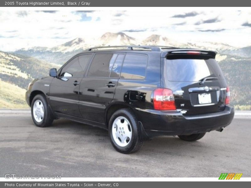 Black / Gray 2005 Toyota Highlander Limited