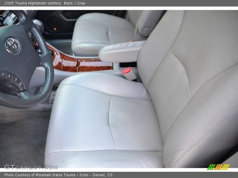 Black / Gray 2005 Toyota Highlander Limited