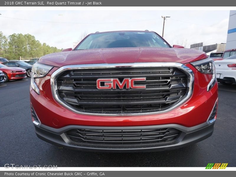 Red Quartz Tintcoat / ­Jet Black 2018 GMC Terrain SLE