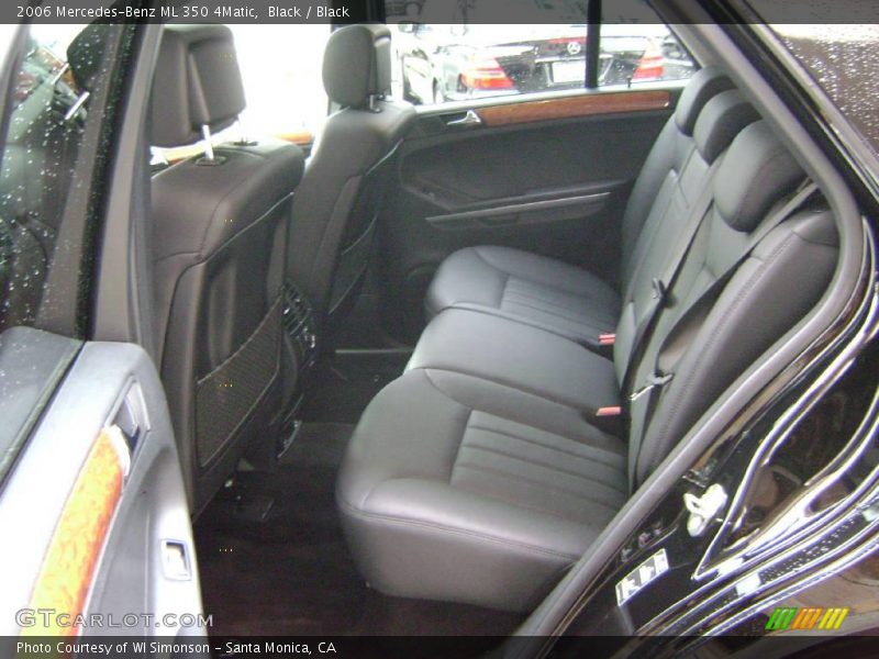 Black / Black 2006 Mercedes-Benz ML 350 4Matic