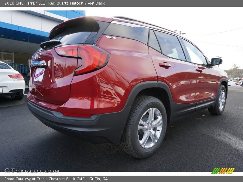 Red Quartz Tintcoat / ­Jet Black 2018 GMC Terrain SLE