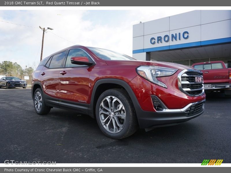 Red Quartz Tintcoat / ­Jet Black 2018 GMC Terrain SLT