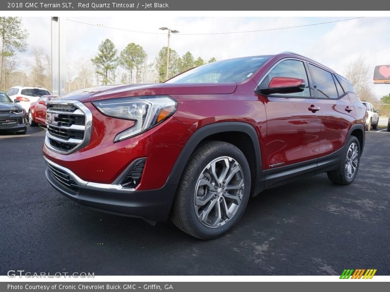 Red Quartz Tintcoat / ­Jet Black 2018 GMC Terrain SLT