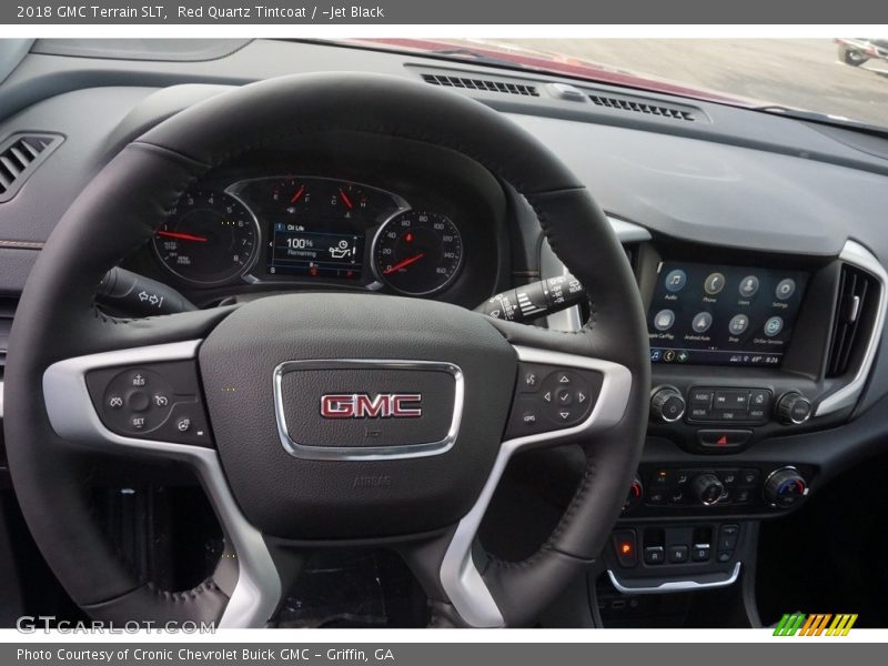 Red Quartz Tintcoat / ­Jet Black 2018 GMC Terrain SLT