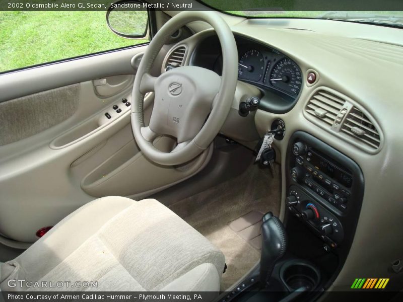 Sandstone Metallic / Neutral 2002 Oldsmobile Alero GL Sedan
