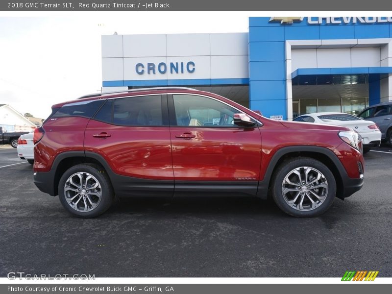 Red Quartz Tintcoat / ­Jet Black 2018 GMC Terrain SLT