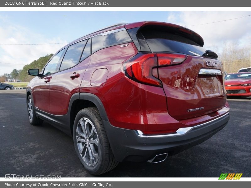 Red Quartz Tintcoat / ­Jet Black 2018 GMC Terrain SLT