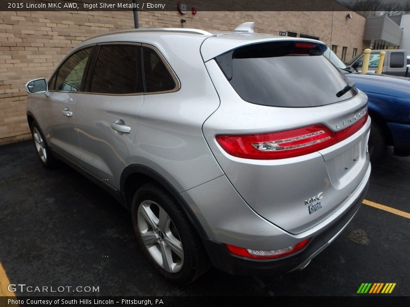 Ingot Silver Metallic / Ebony 2015 Lincoln MKC AWD