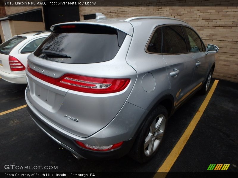 Ingot Silver Metallic / Ebony 2015 Lincoln MKC AWD