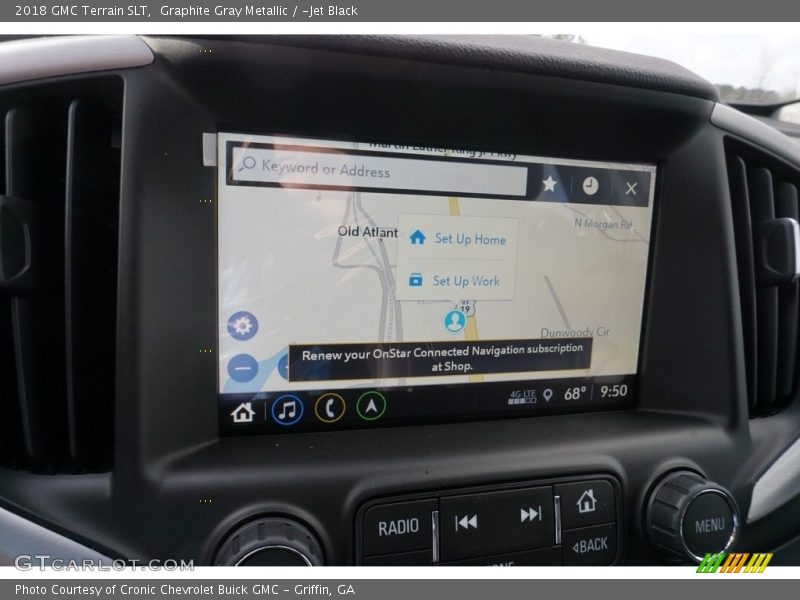 Graphite Gray Metallic / ­Jet Black 2018 GMC Terrain SLT