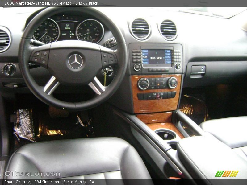 Black / Black 2006 Mercedes-Benz ML 350 4Matic