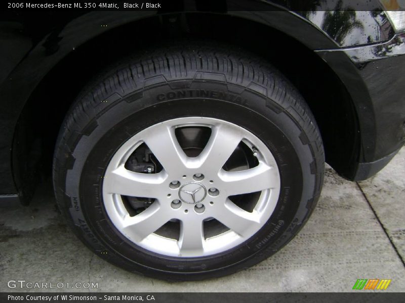 Black / Black 2006 Mercedes-Benz ML 350 4Matic