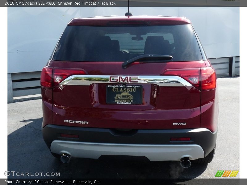 Crimson Red Tintcoat / Jet Black 2018 GMC Acadia SLE AWD