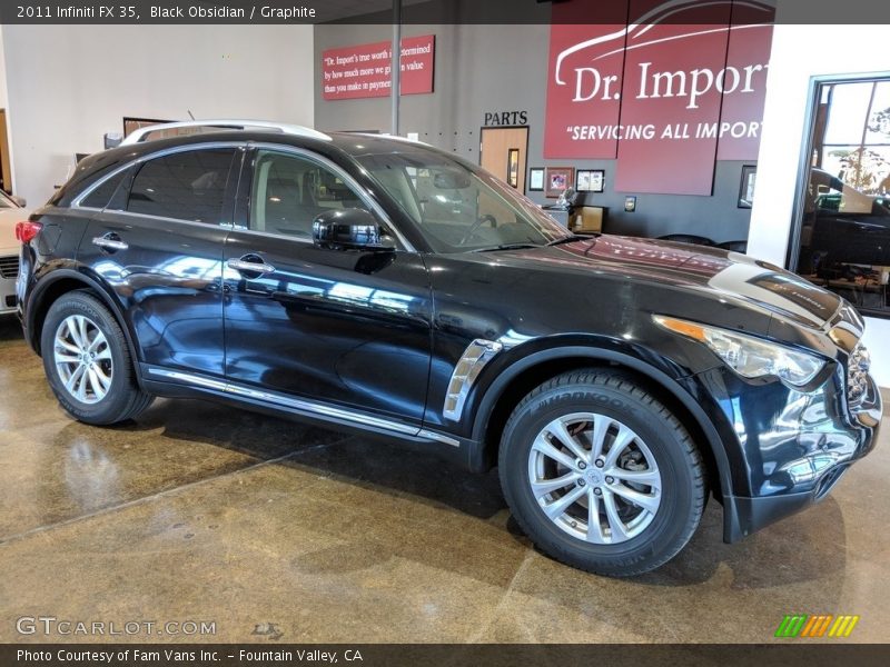 Black Obsidian / Graphite 2011 Infiniti FX 35