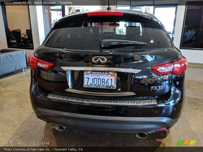 Black Obsidian / Graphite 2011 Infiniti FX 35