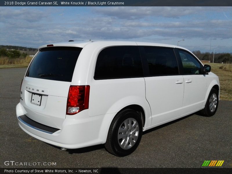 White Knuckle / Black/Light Graystone 2018 Dodge Grand Caravan SE