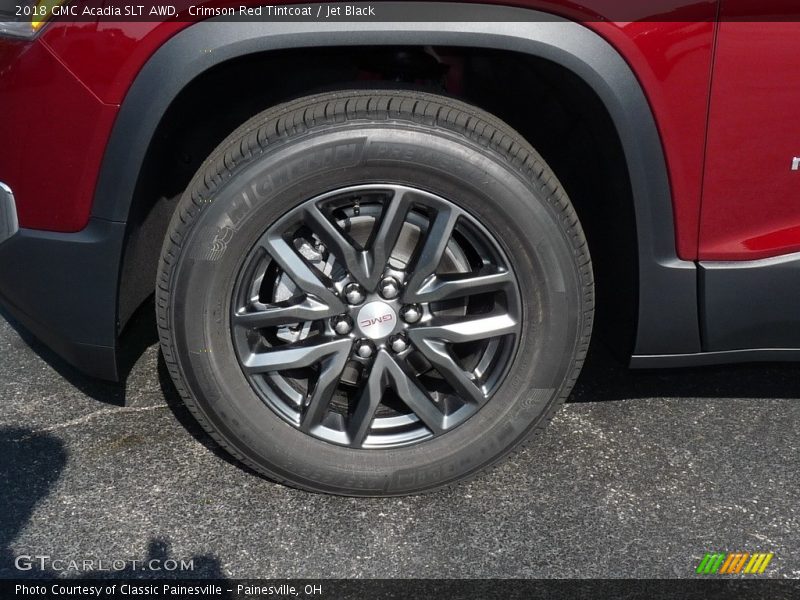 Crimson Red Tintcoat / Jet Black 2018 GMC Acadia SLT AWD