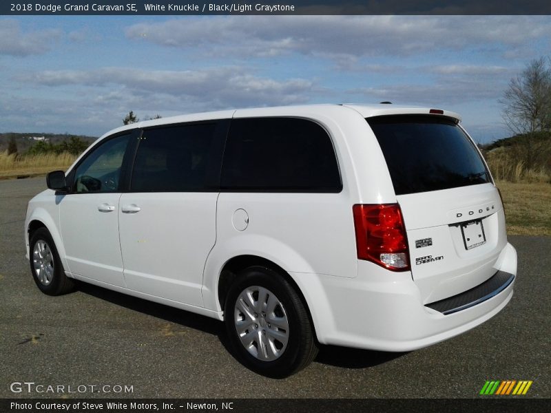 White Knuckle / Black/Light Graystone 2018 Dodge Grand Caravan SE