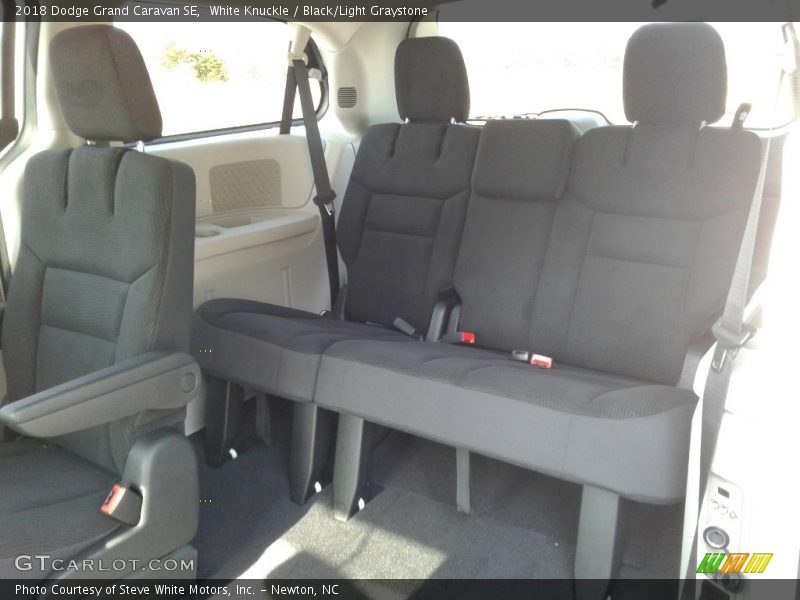 White Knuckle / Black/Light Graystone 2018 Dodge Grand Caravan SE
