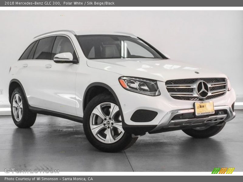 Polar White / Silk Beige/Black 2018 Mercedes-Benz GLC 300